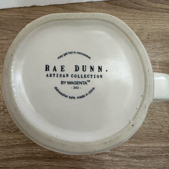 Rae Dunn Artisan LIFE IN FULL BLOOM Spring Big Coffee Tea Mug Purple Inside - Picture 6 of 9